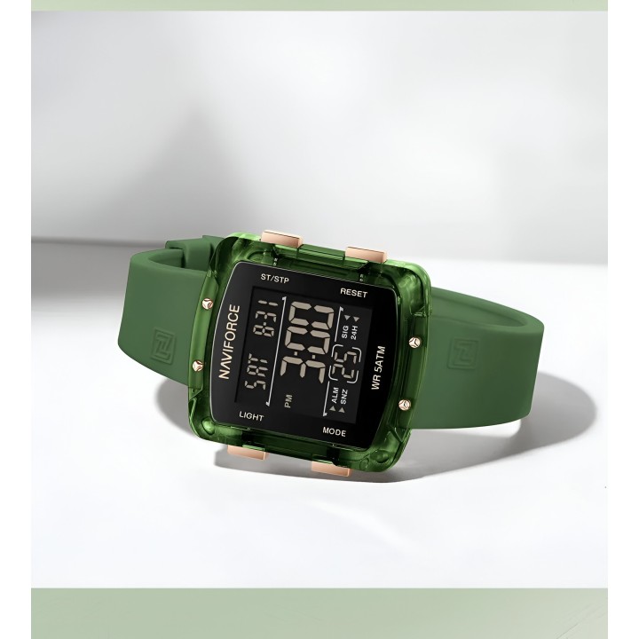 Reloj Naviforce Sport Nf7121 Digital Mujer Goma + Estuche