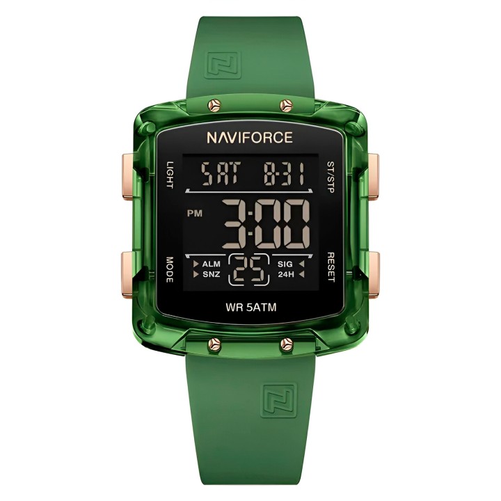 Reloj Naviforce Sport Nf7121 Digital Mujer Goma + Estuche