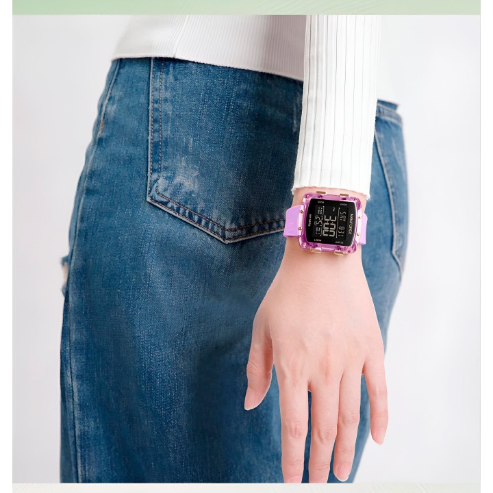 Reloj Naviforce Sport Nf7121 Digital Mujer Goma + Estuche