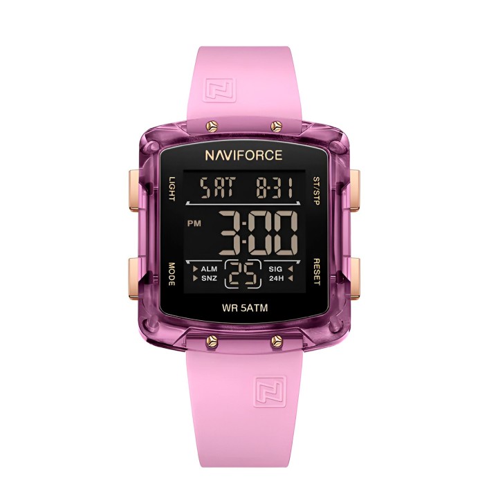 Reloj Naviforce Sport Nf7121 Digital Mujer Goma + Estuche