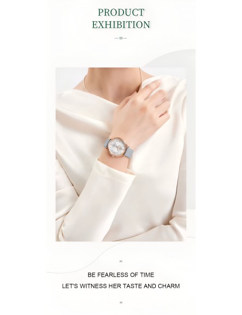 Reloj Naviforce Casual Nf5036 Mujer Cuero + Estuche