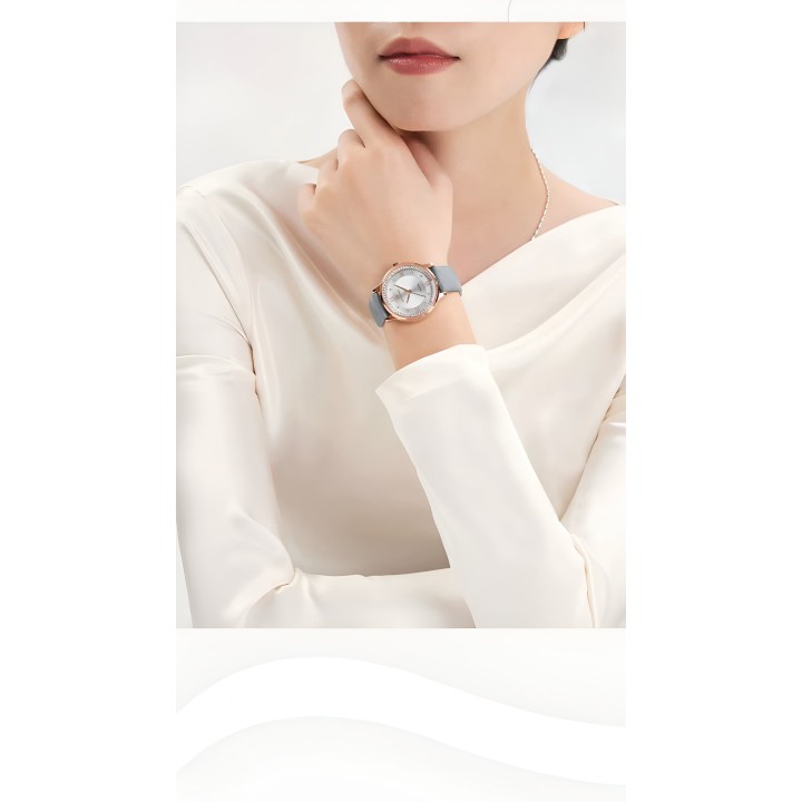 Reloj Naviforce Casual Nf5036 Mujer Cuero + Estuche