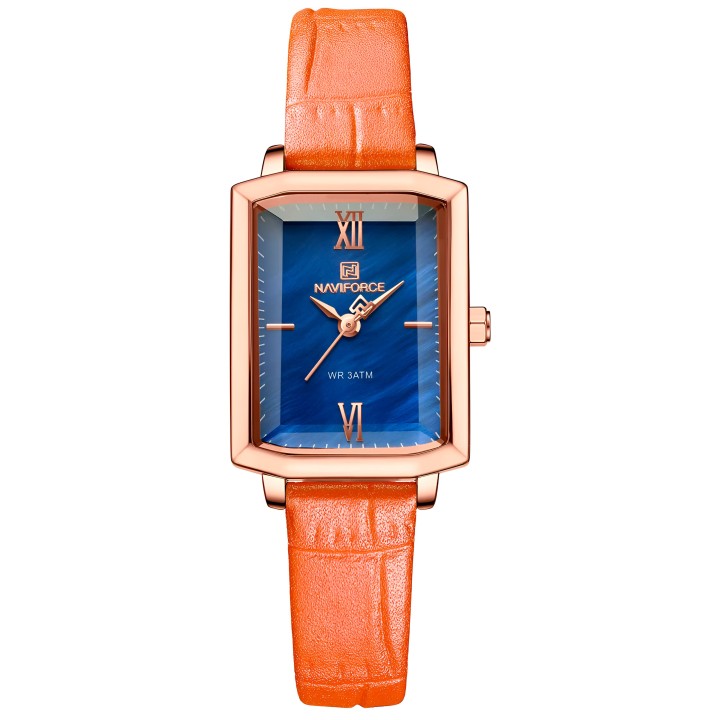 Reloj Naviforce Casual Nf5039 Mujer Cuero + Estuche