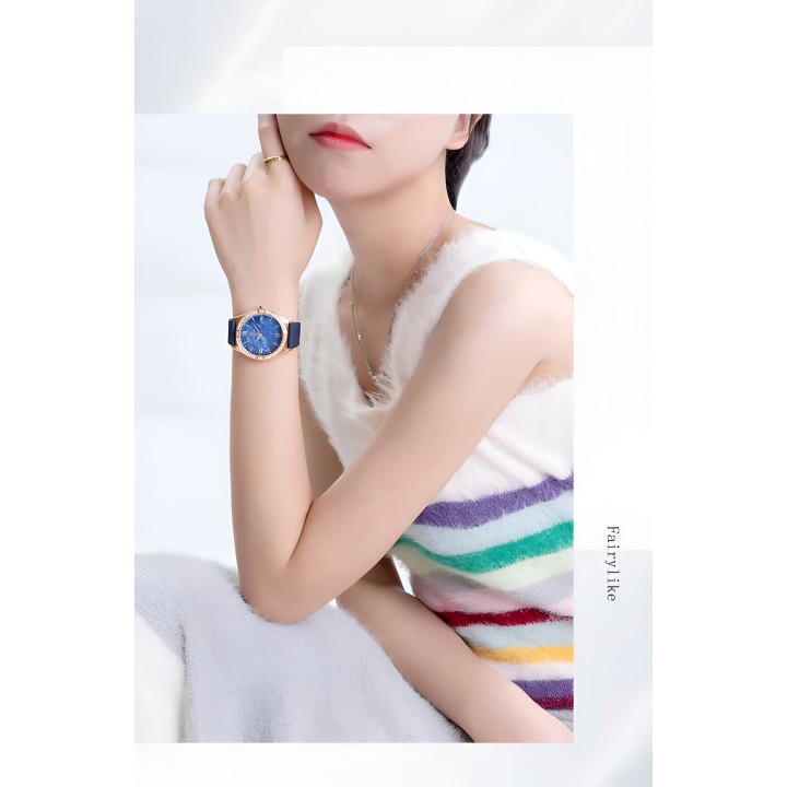 Reloj Naviforce Sport Nf5038 Mujer Cuero + Estuche