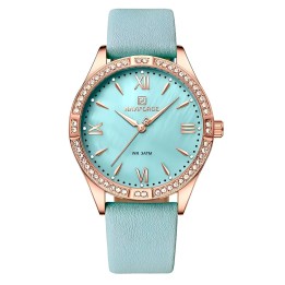 Reloj Naviforce Sport Nf5038 Mujer Cuero + Estuche