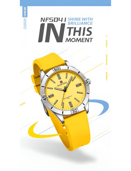 Reloj Naviforce Sport Nf5041 Mujer Goma + Estuche