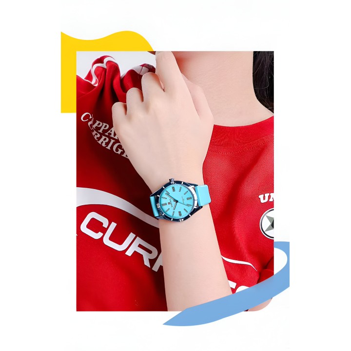 Reloj Naviforce Sport Nf5041 Mujer Goma + Estuche