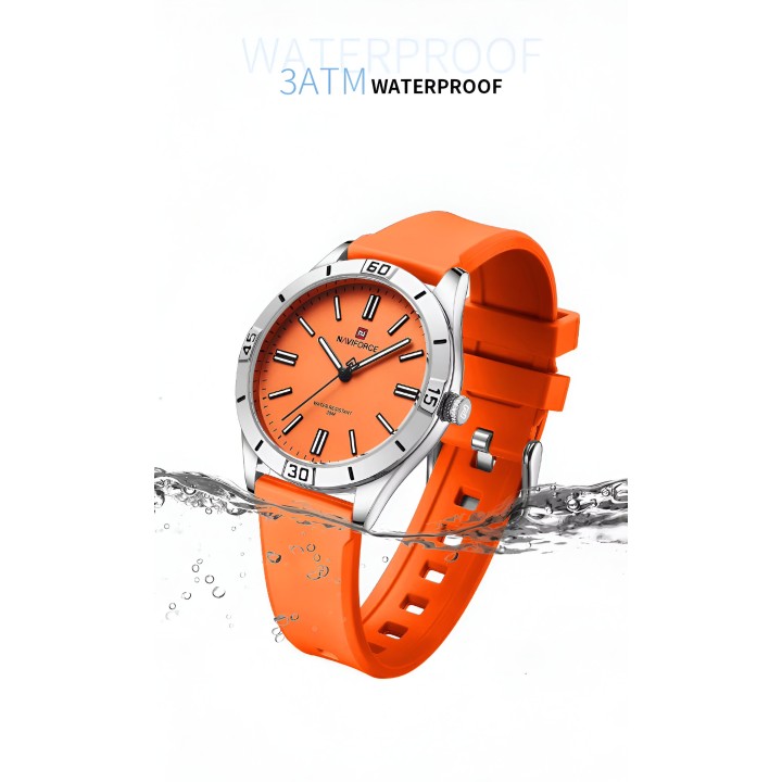 Reloj Naviforce Sport Nf5041 Mujer Goma + Estuche