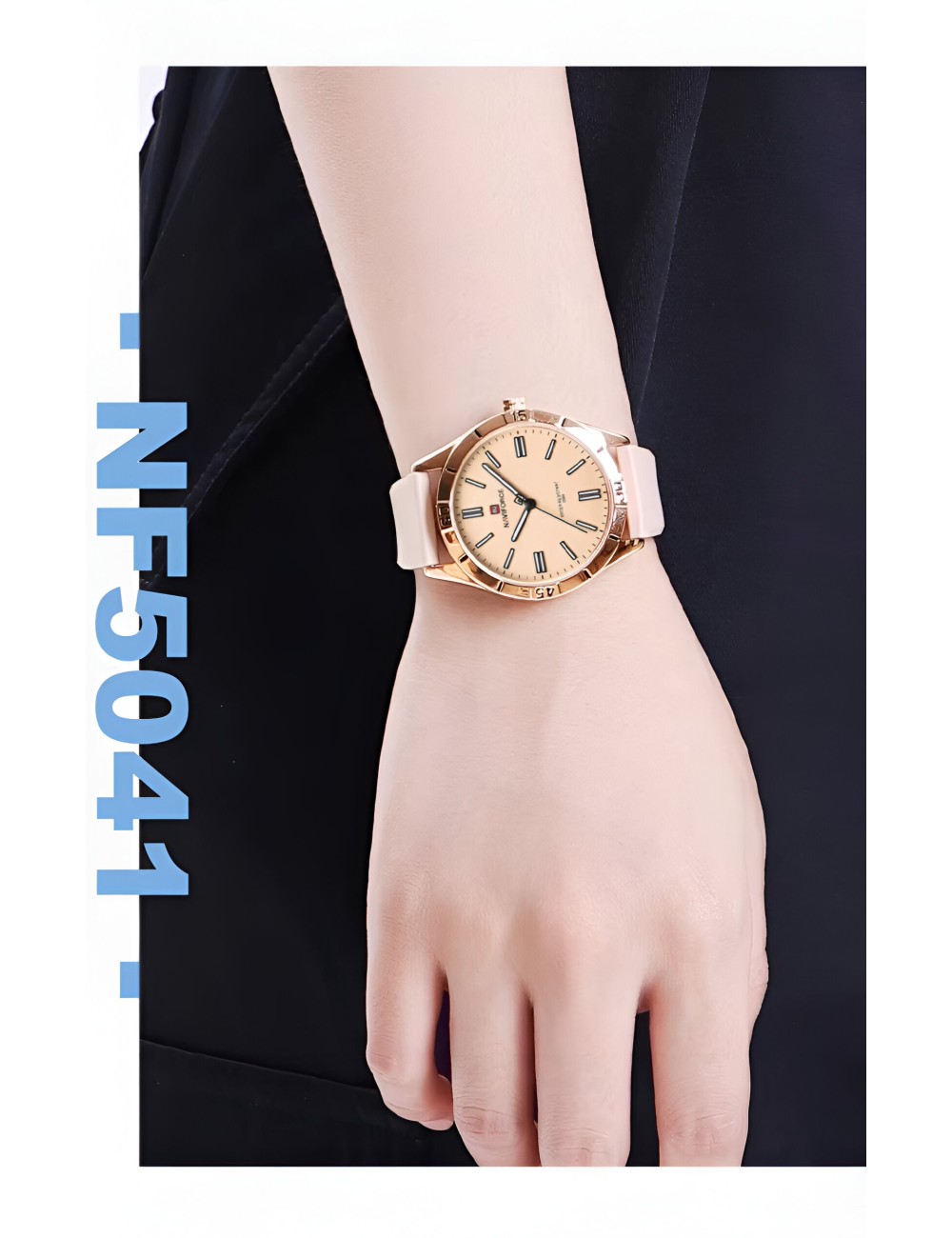 Reloj Naviforce Sport Nf5041 Mujer Goma + Estuche