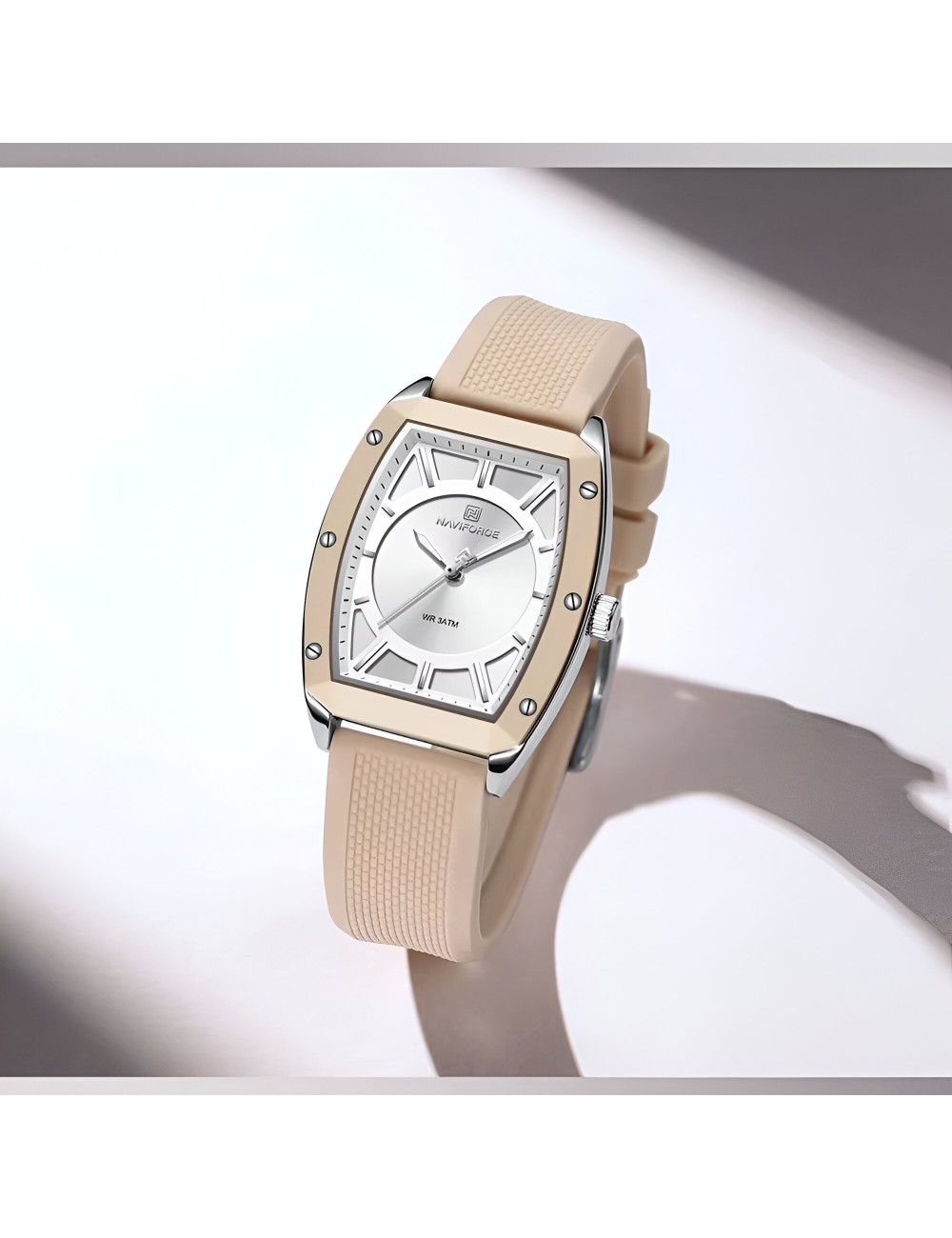 Reloj Naviforce Sport Nf5049 Mujer Goma + Estuche