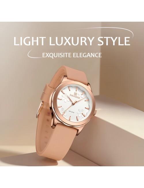 Reloj Naviforce Sport Nf5051 Mujer Goma + Estuche