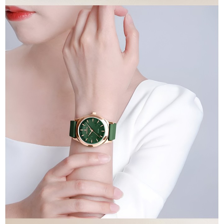 Reloj Naviforce Sport Nf5051 Mujer Goma + Estuche