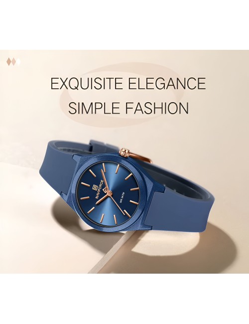 Reloj Naviforce Sport Nf5056 Mujer Goma + Estuche