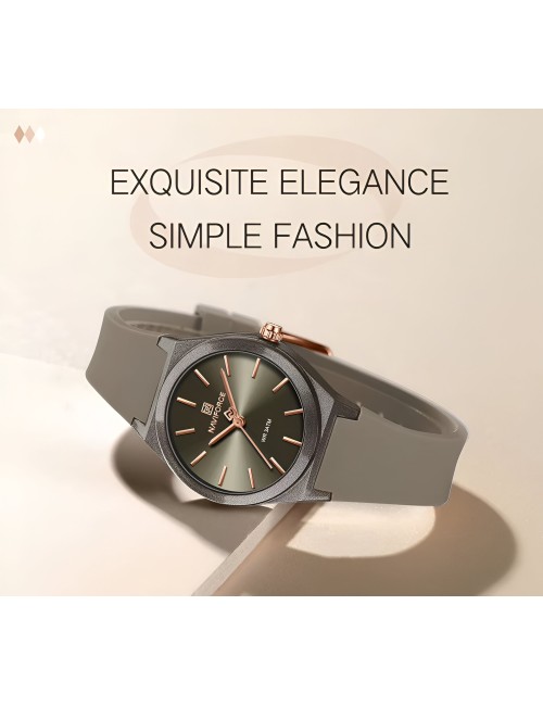 Reloj Naviforce Sport Nf5056 Mujer Goma + Estuche
