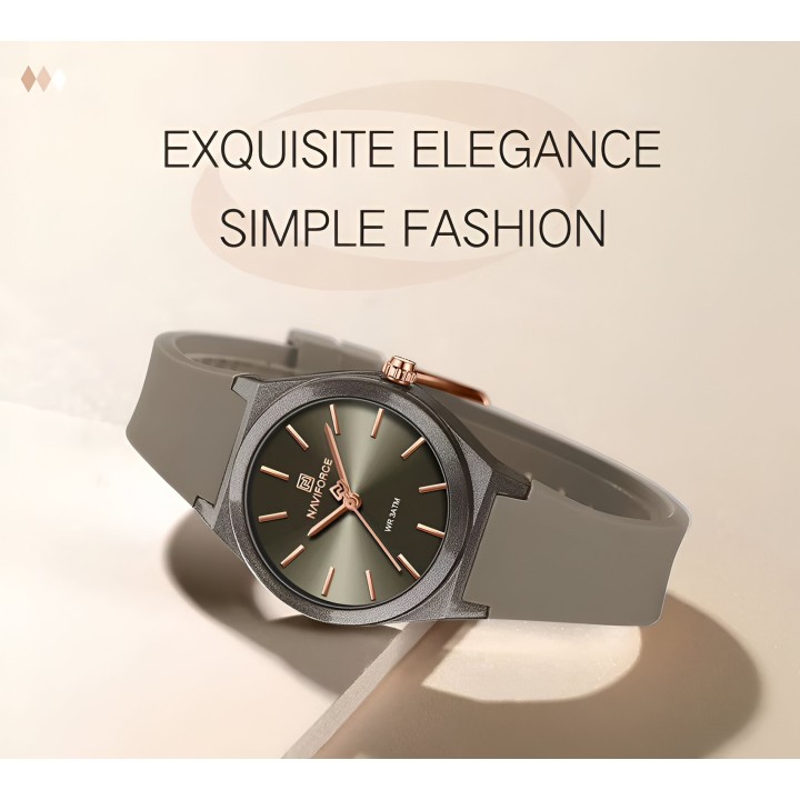 Reloj Naviforce Sport Nf5056 Mujer Goma + Estuche