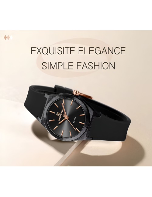 Reloj Naviforce Sport Nf5056 Mujer Goma + Estuche