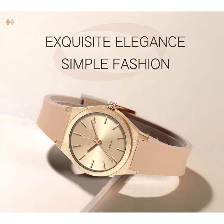 Reloj Naviforce Sport Nf5056 Mujer Goma + Estuche