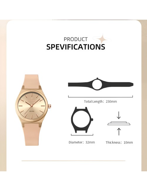 Reloj Naviforce Sport Nf5056 Mujer Goma + Estuche