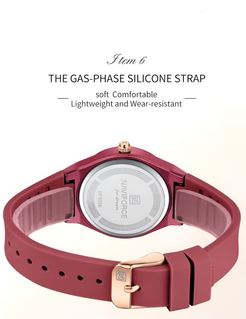 Reloj Naviforce Sport Nf5056 Mujer Goma + Estuche