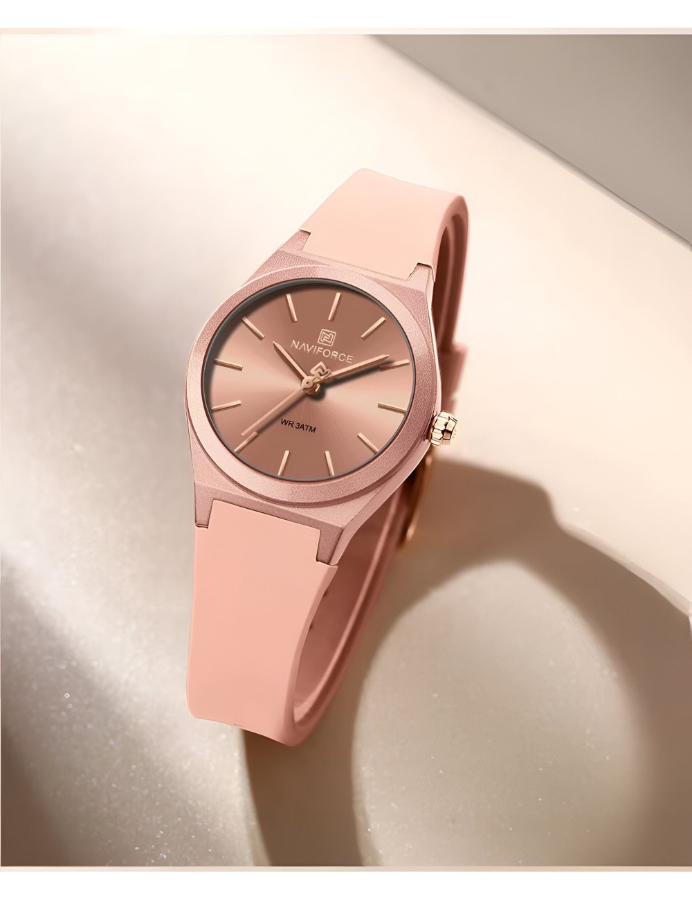 Reloj Naviforce Sport Nf5056 Mujer Goma + Estuche