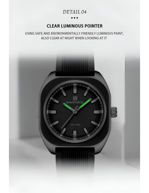 Reloj Naviforce Sport Nf5061 Mujer Goma + Estuche