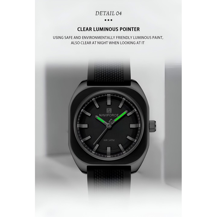 Reloj Naviforce Sport Nf5061 Mujer Goma + Estuche