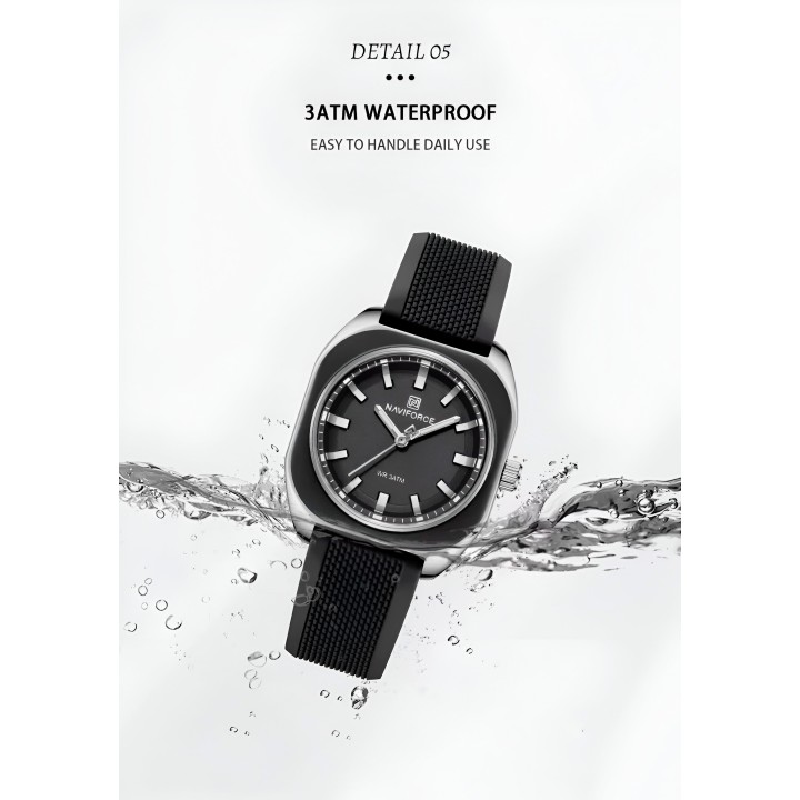Reloj Naviforce Sport Nf5061 Mujer Goma + Estuche