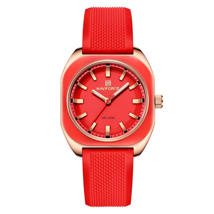 Reloj Naviforce Sport Nf5061 Mujer Goma + Estuche