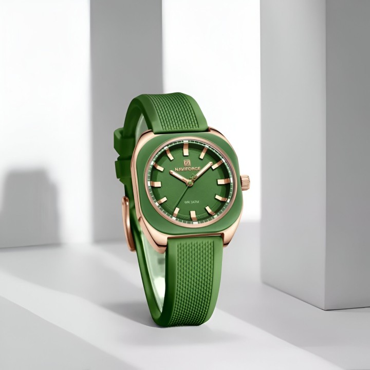 Reloj Naviforce Sport Nf5061 Mujer Goma + Estuche