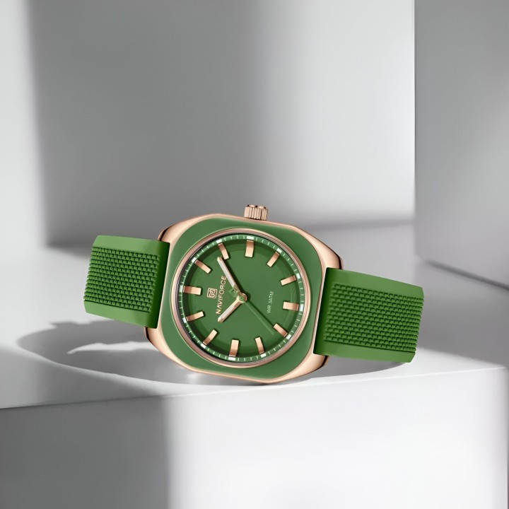 Reloj Naviforce Sport Nf5061 Mujer Goma + Estuche