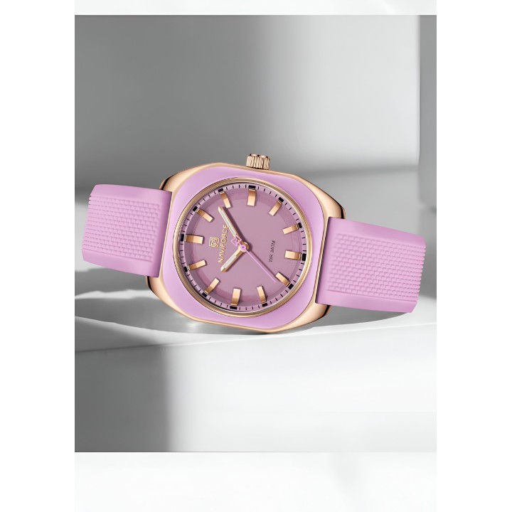 Reloj Naviforce Sport Nf5061 Mujer Goma + Estuche