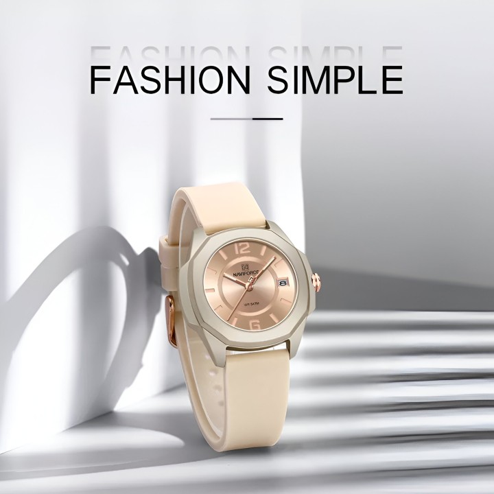 Reloj Naviforce Sport Nf7107 Mujer Goma + Estuche
