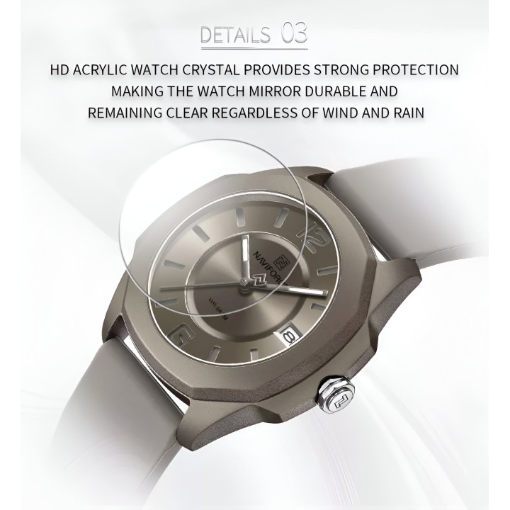 Reloj Naviforce Sport Nf7107 Mujer Goma + Estuche