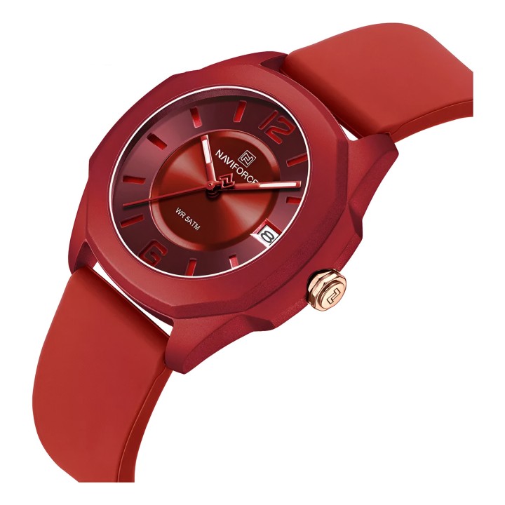 Reloj Naviforce Sport Nf7107 Mujer Goma + Estuche