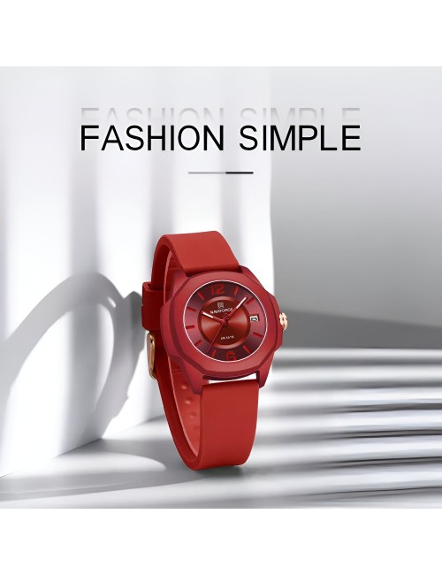 Reloj Naviforce Sport Nf7107 Mujer Goma + Estuche