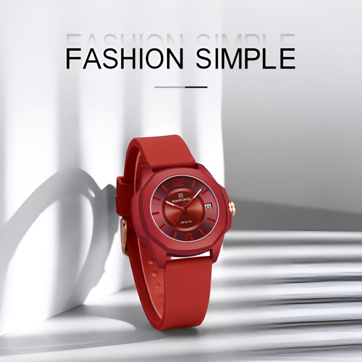 Reloj Naviforce Sport Nf7107 Mujer Goma + Estuche