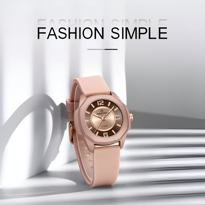 Reloj Naviforce Sport Nf7107 Mujer Goma + Estuche