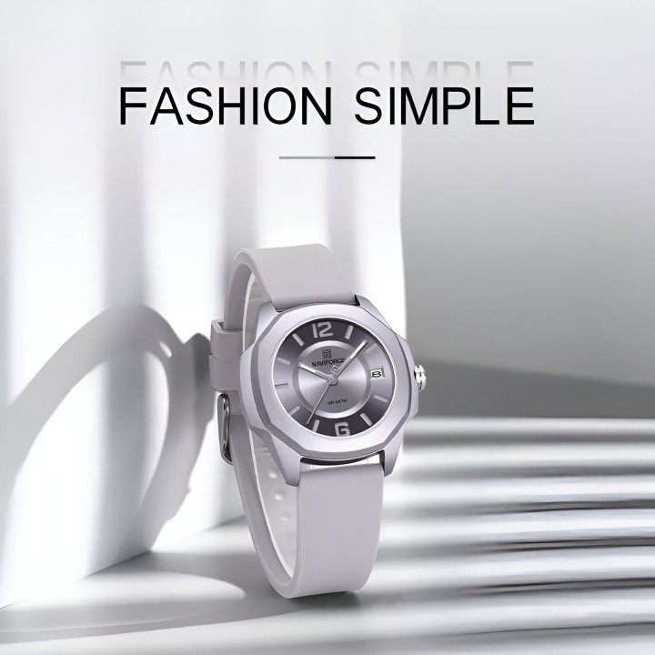 Reloj Naviforce Sport Nf7107 Mujer Goma + Estuche