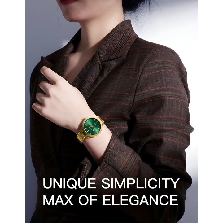 Reloj Naviforce Casual Nf5025 Mujer Acero + Estuche