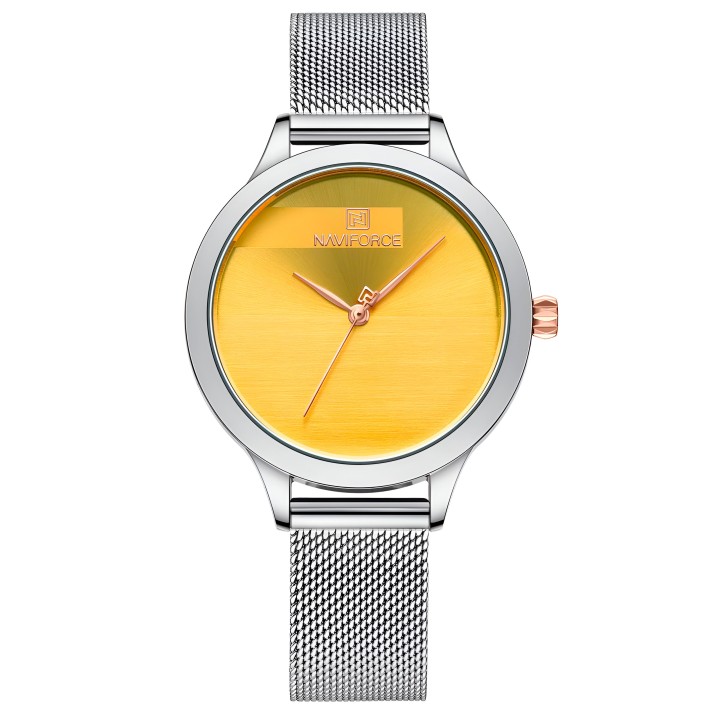 Reloj Naviforce Casual Nf5027 Mujer Acero + Estuche