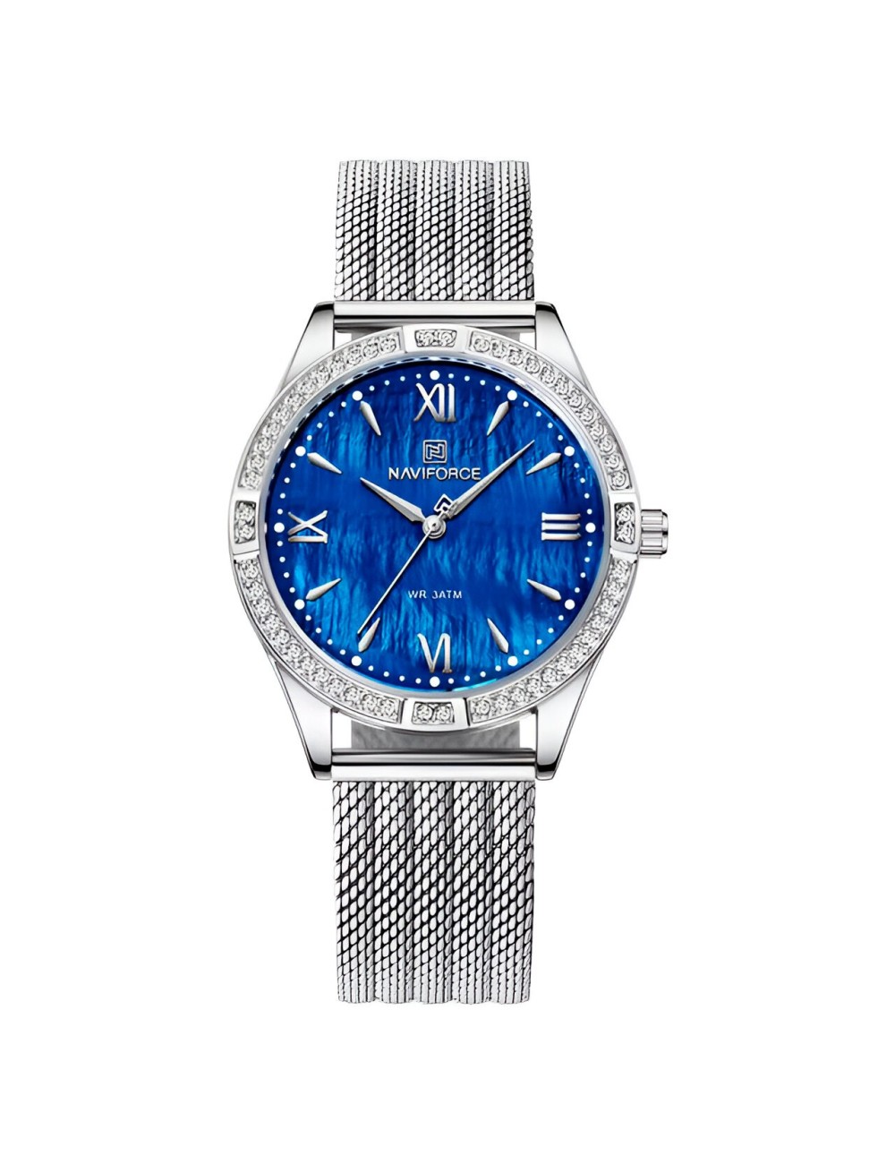 Reloj Naviforce Casual Nf5028 Mujer Acero + Estuche
