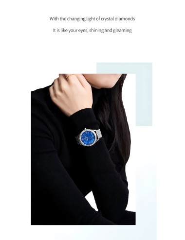 Reloj Naviforce Casual Nf5028 Mujer Acero + Estuche