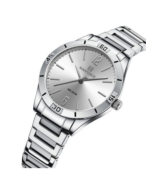 Reloj Naviforce Casual Nf5029 Mujer Acero + Estuche