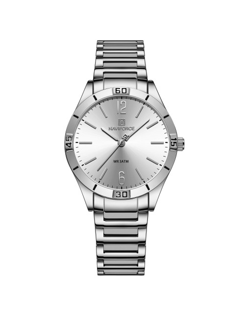 Reloj Naviforce Casual Nf5029 Mujer Acero + Estuche
