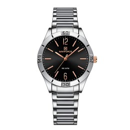 Reloj Naviforce Casual Nf5029 Mujer Acero + Estuche