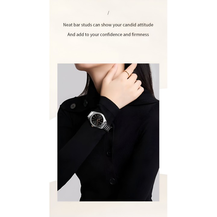 Reloj Naviforce Casual Nf5029 Mujer Acero + Estuche