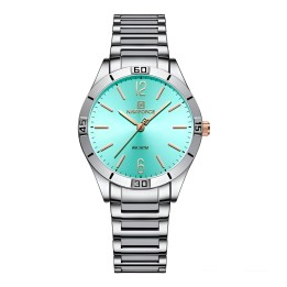 Reloj Naviforce Casual Nf5029 Mujer Acero + Estuche