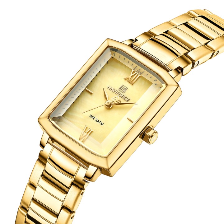 Reloj Naviforce Casual Nf5039s Mujer Acero + Estuche
