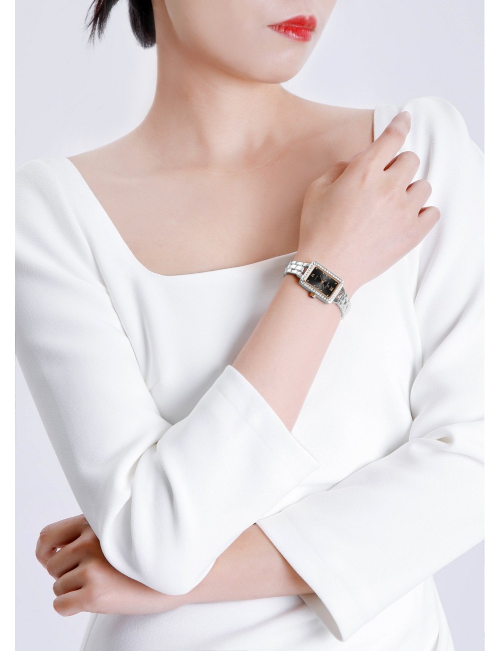 Reloj Naviforce Casual Nf5043 Mujer Acero + Estuche