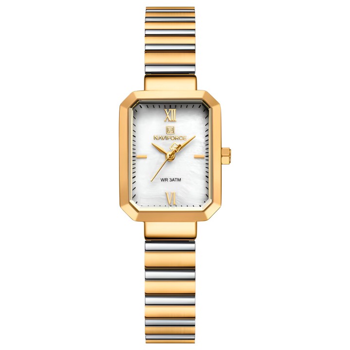 Reloj Naviforce Casual Nf5050 Mujer Acero + Estuche